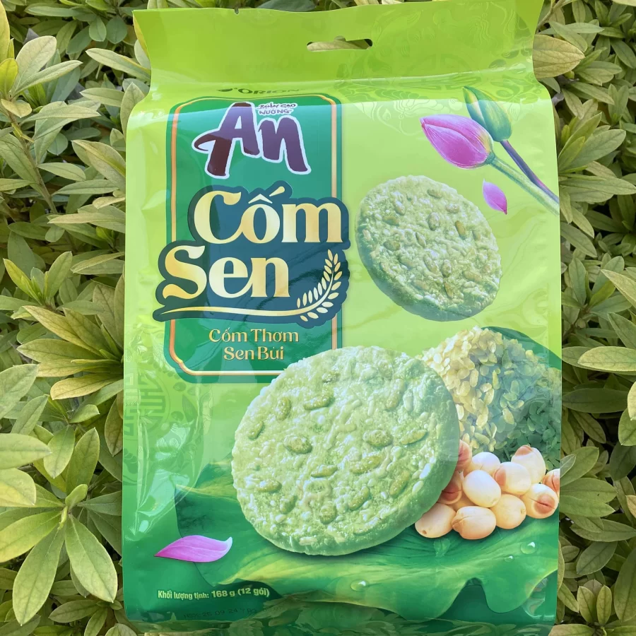 Bánh gạo nướng An Cốm sen