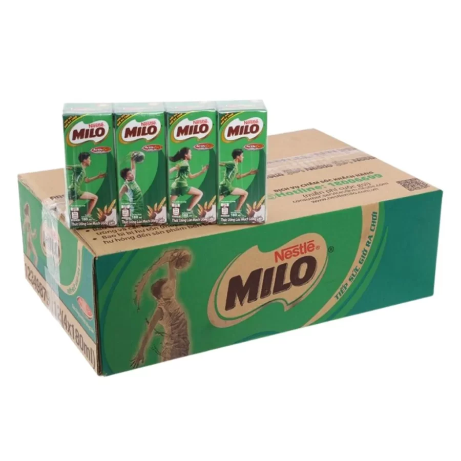 Thùng Sữa Milo 180Ml X 48 Hộp
